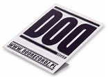 woven labels one-sided fold (one-sided end fold)